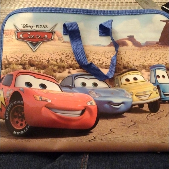 Cars Full Wrap Around Zippered Tote Bag - Picture 1 of 8